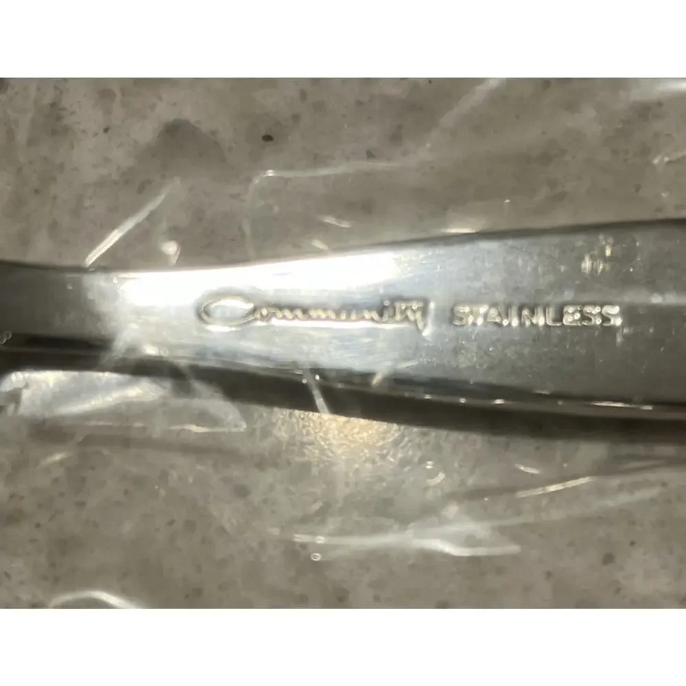 Oneida FROSTFIRE 5 Piece Place Setting Stainless Steel Flatware USA 6 AVAILABLE